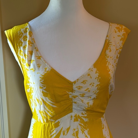 Anthropologie Maeve Pineapple Midi Dress • Size 2 - Picture 8 of 14
